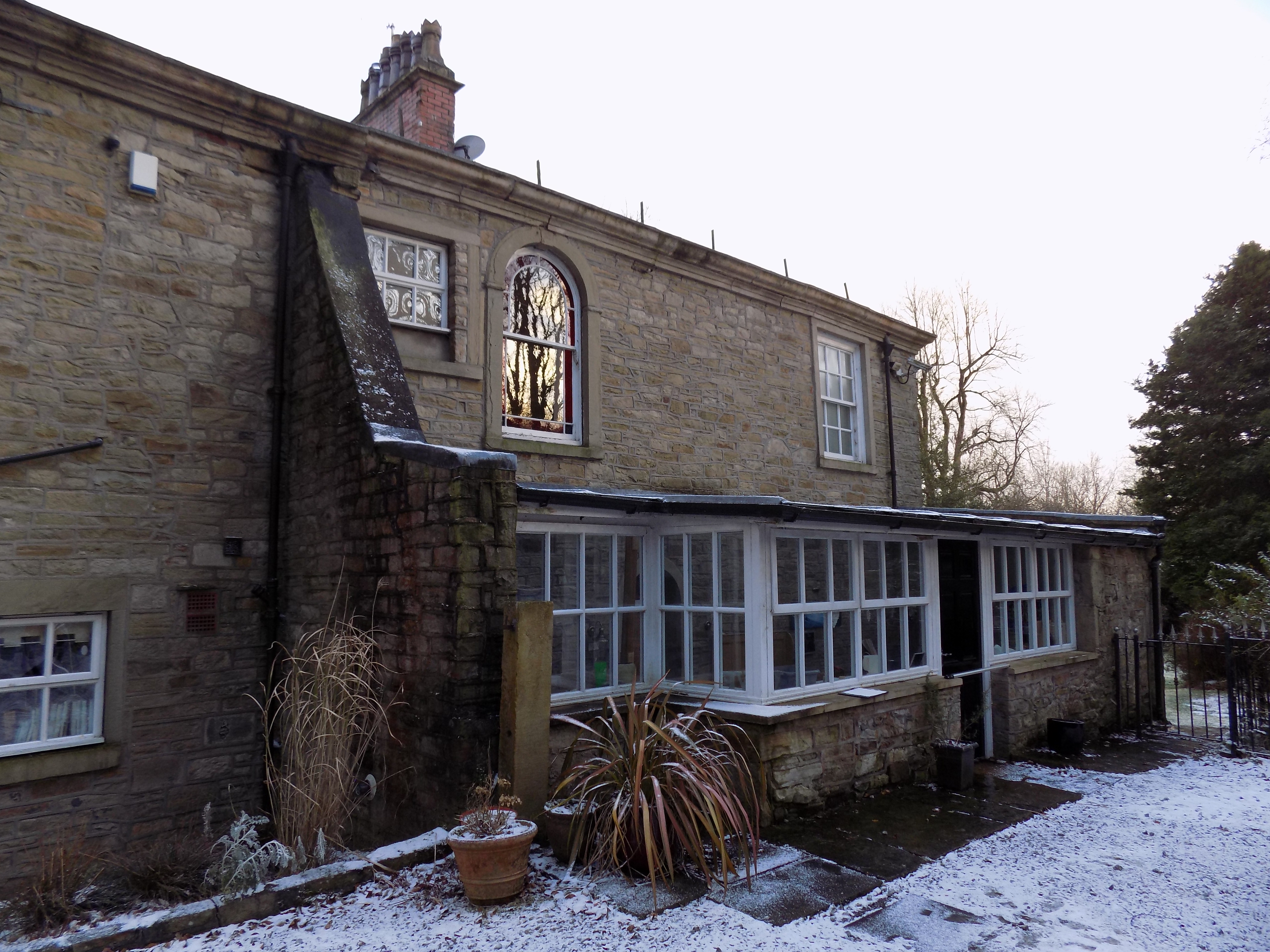Traditional residential extension detail at Barwood Lea