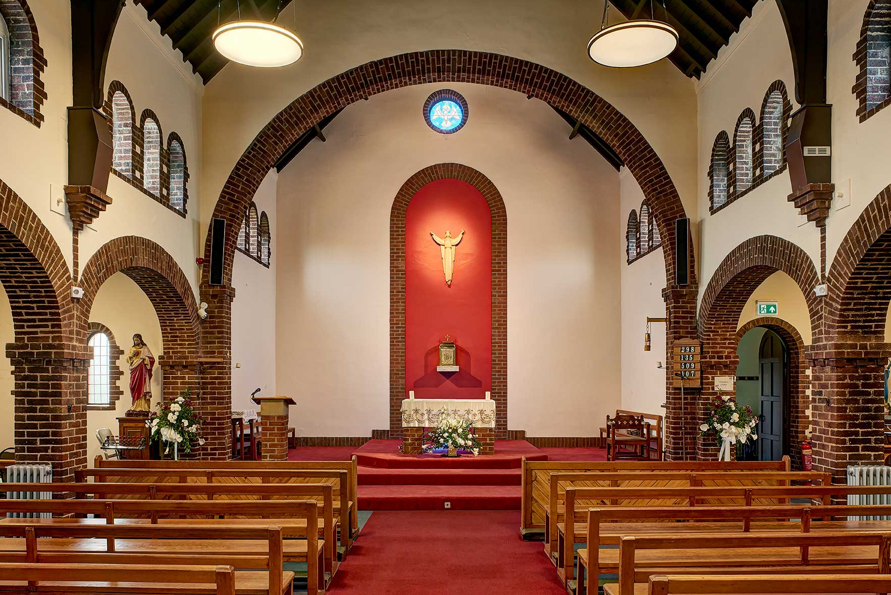 View towards the altar
