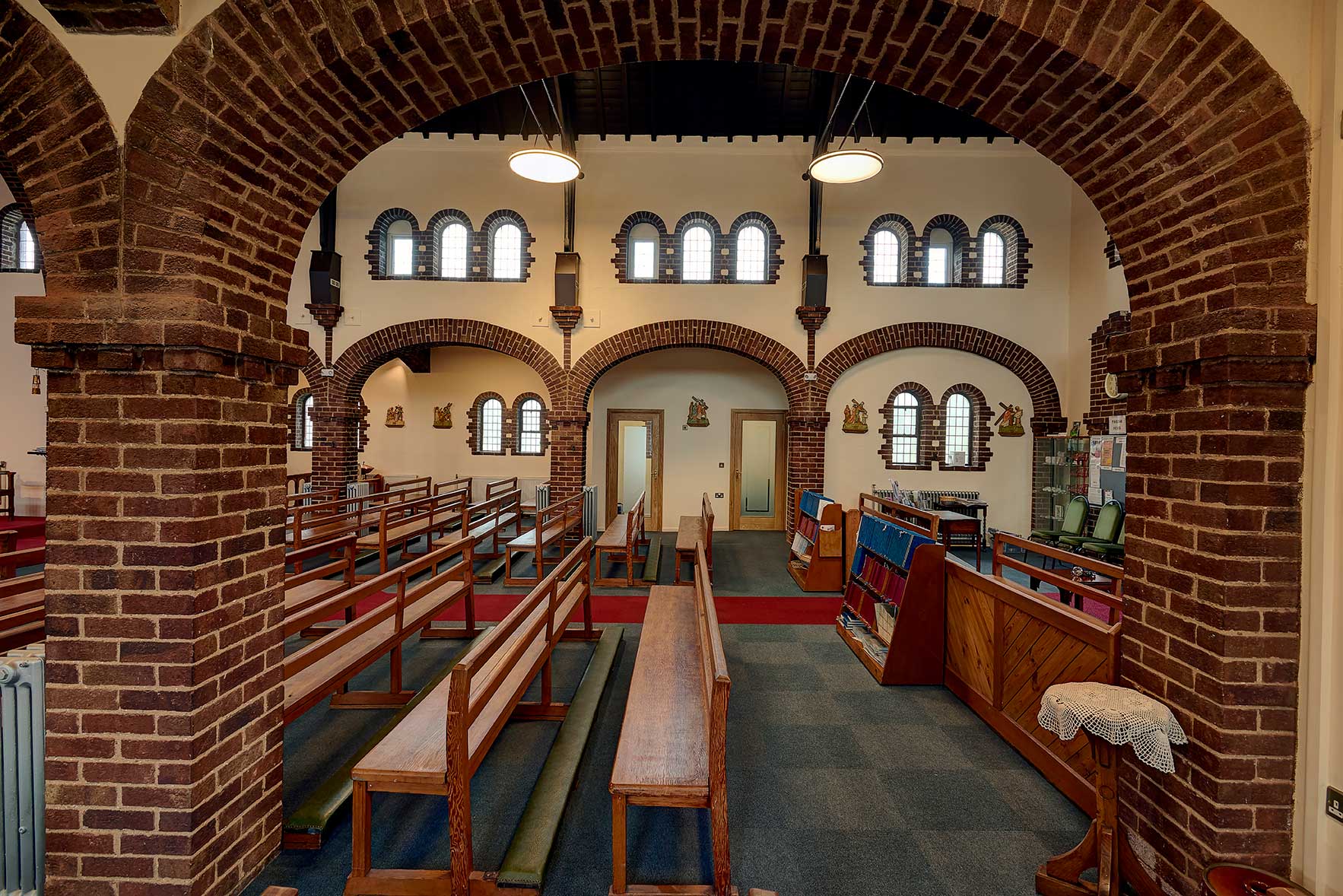 Refurbished church interior