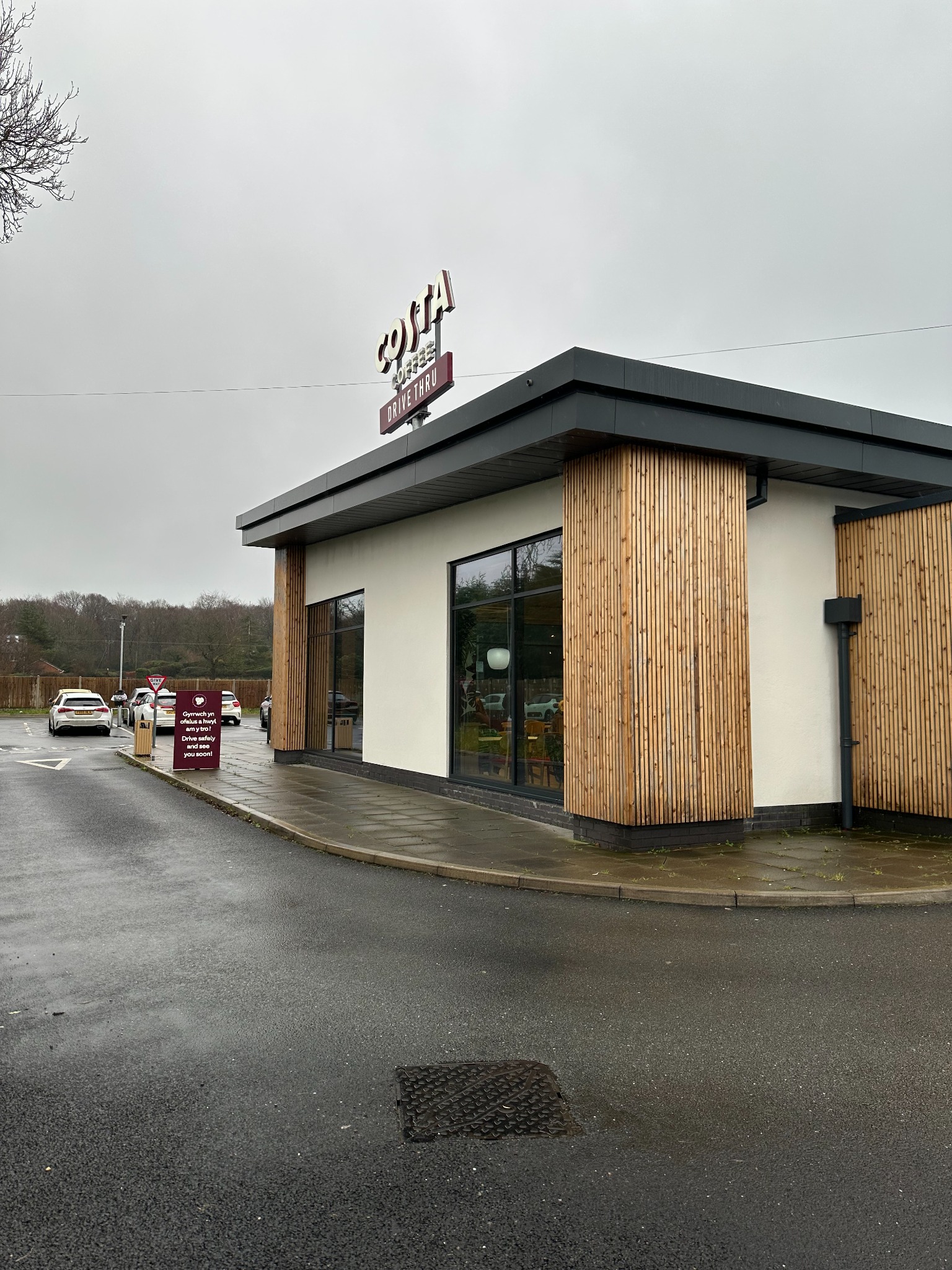 Costa Coffee drive-thru exterior