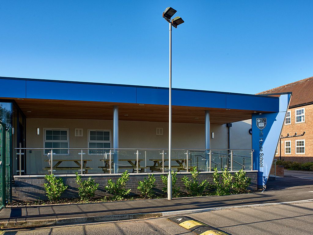 External dining room extension at Hill House School