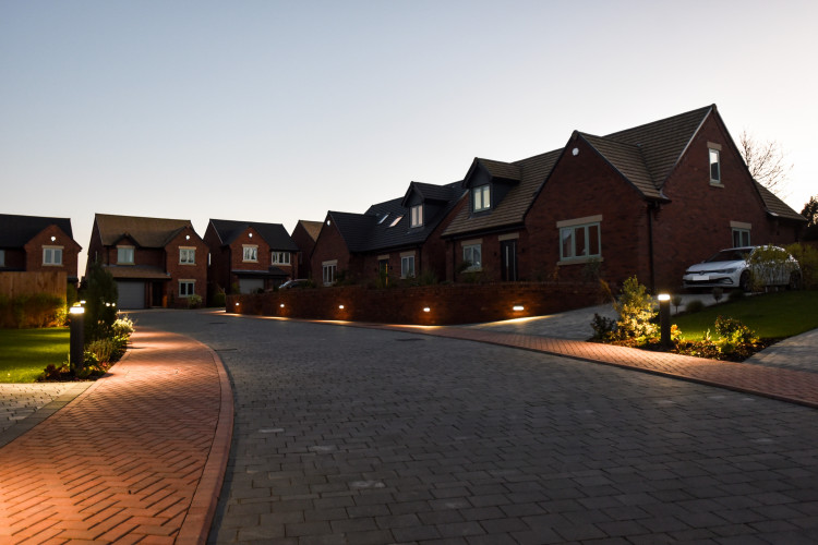 External perspective of Mereside Close homes