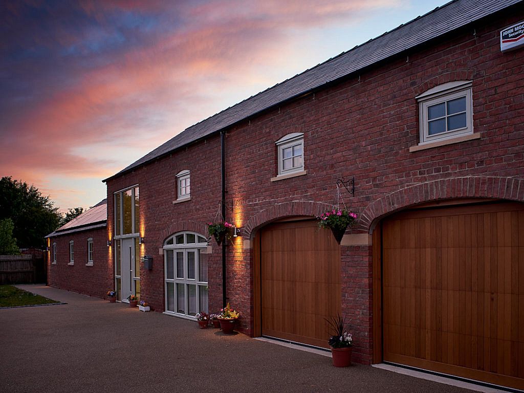 Property exterior at dusk