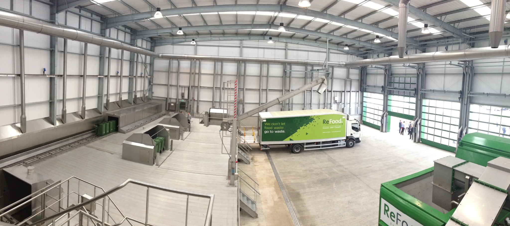 Wider external view of ReFood Widnes building and plant