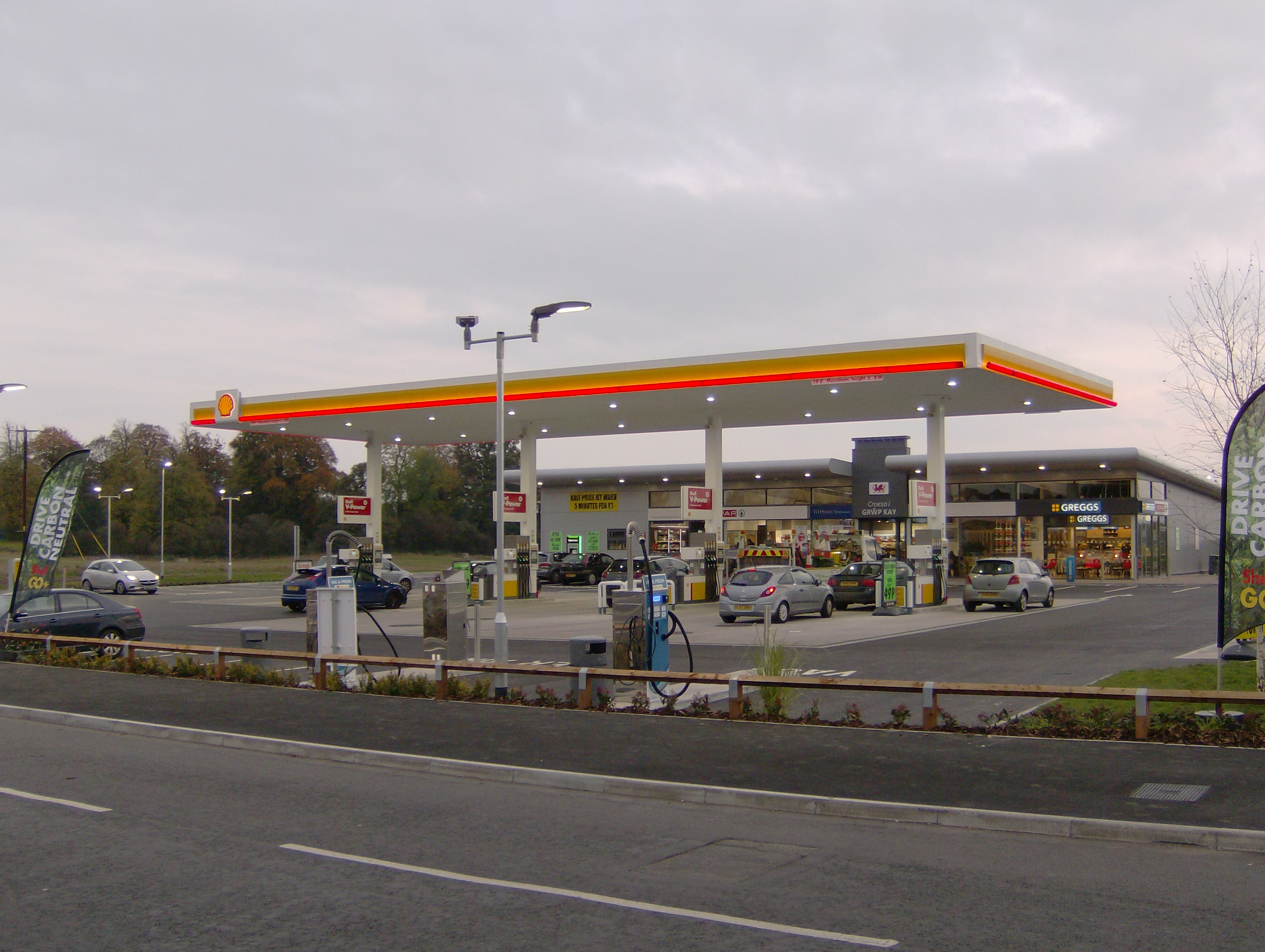 Ruabon Service Station overview