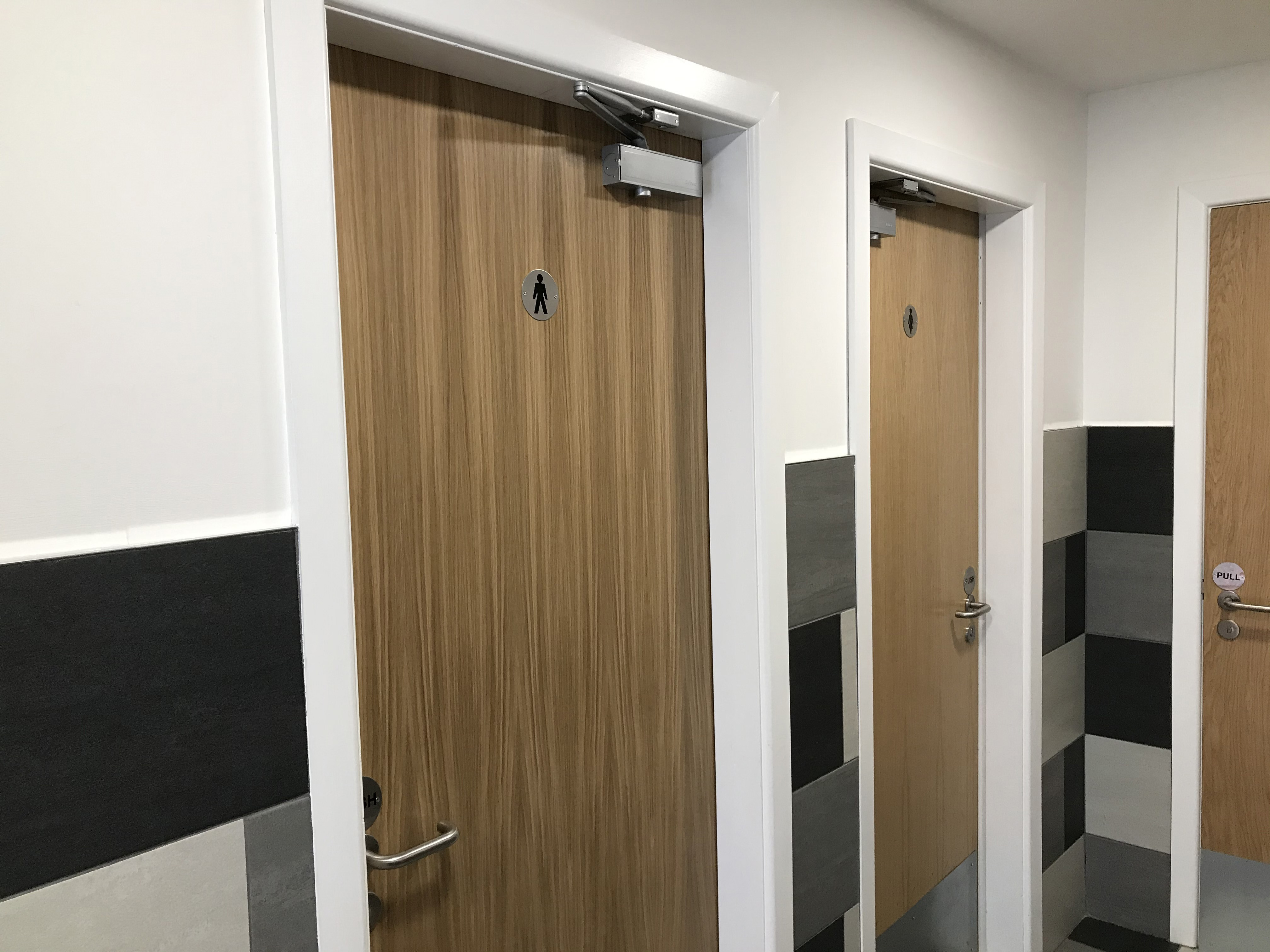 Bespoke customer toilet facilities at Ruabon Service Station