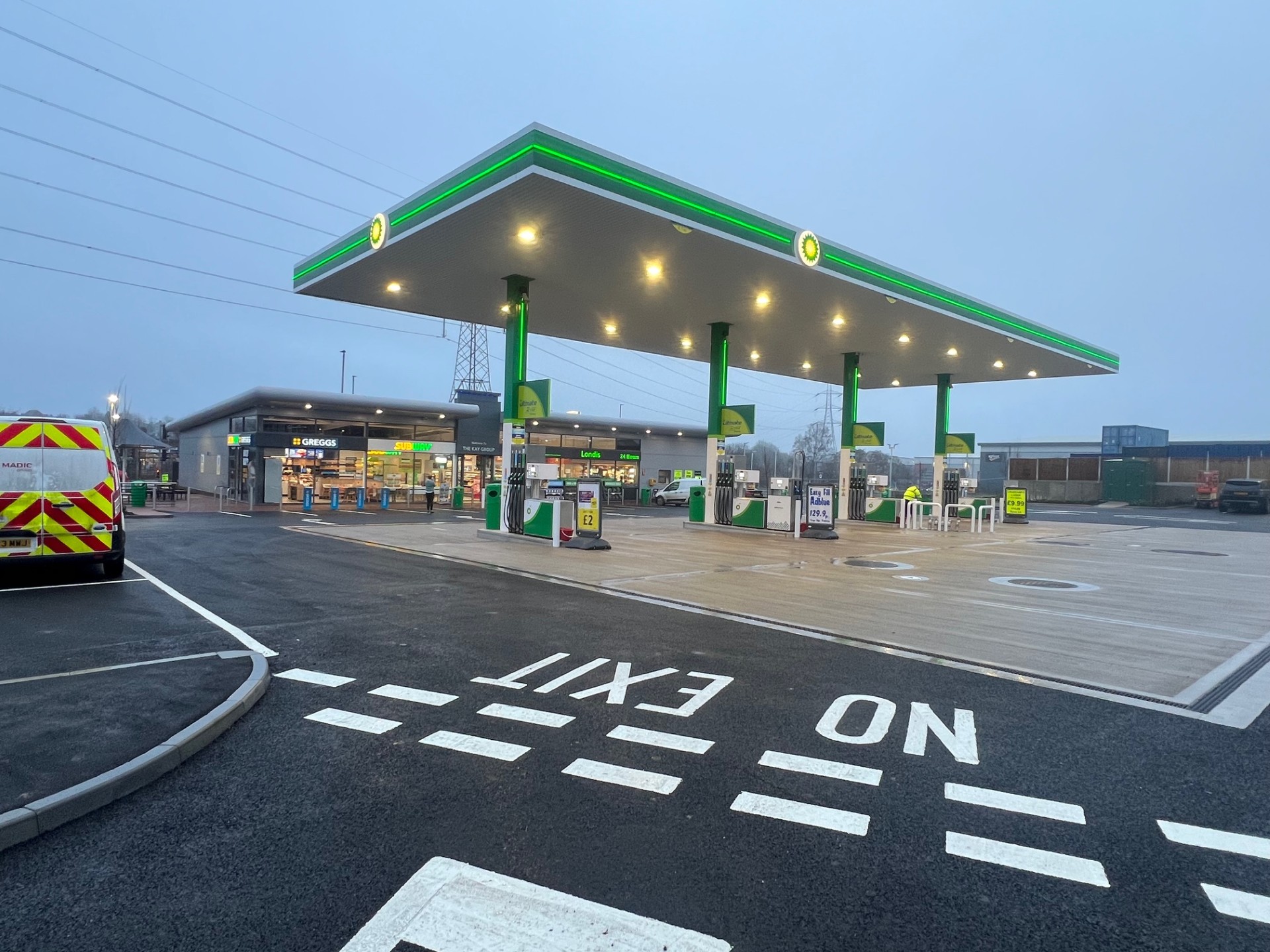 Sandyford Service Station project overview
