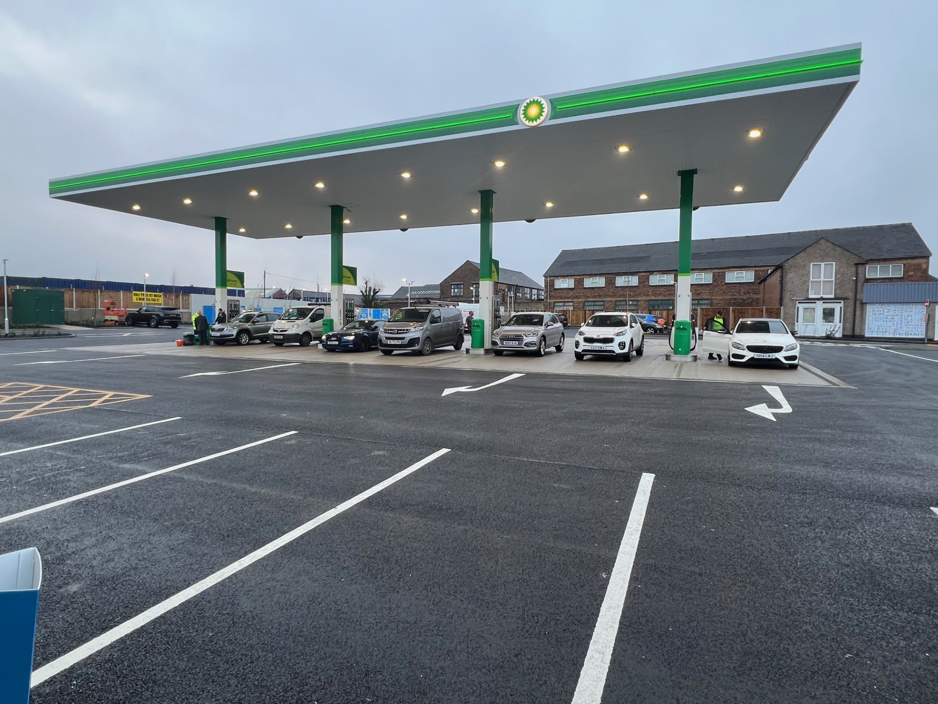 Sandyford Service Station retail building