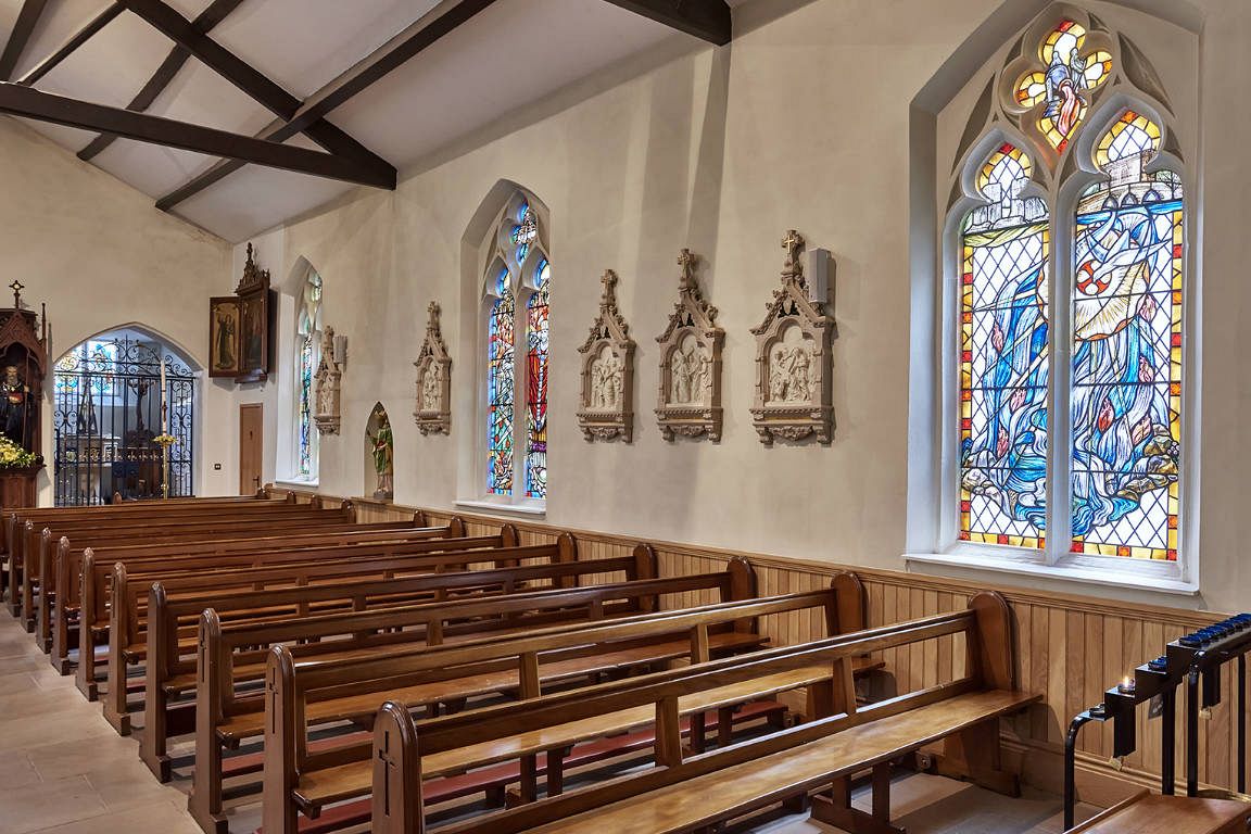St Bede’s Catholic Church interior