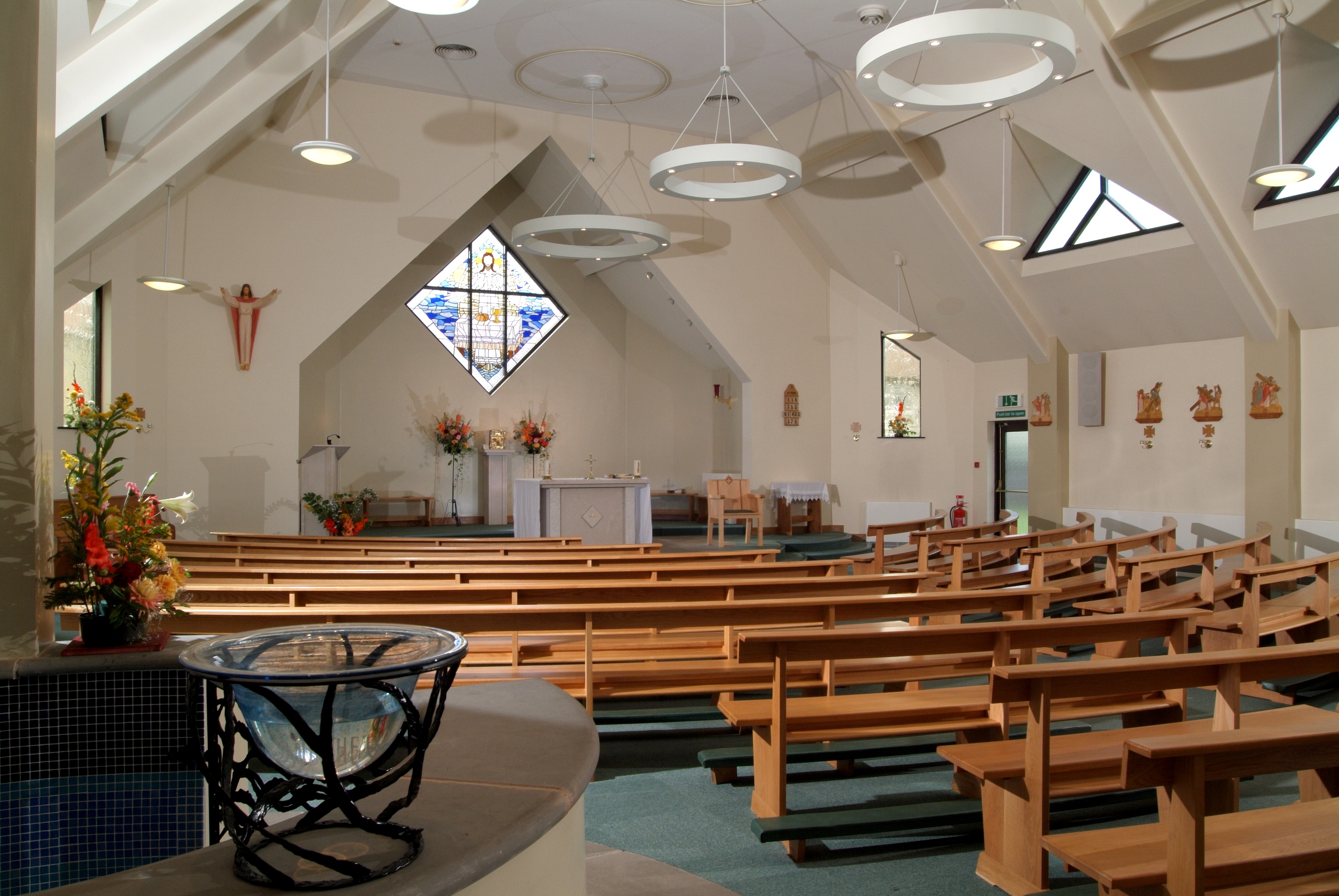 Nave and sanctuary