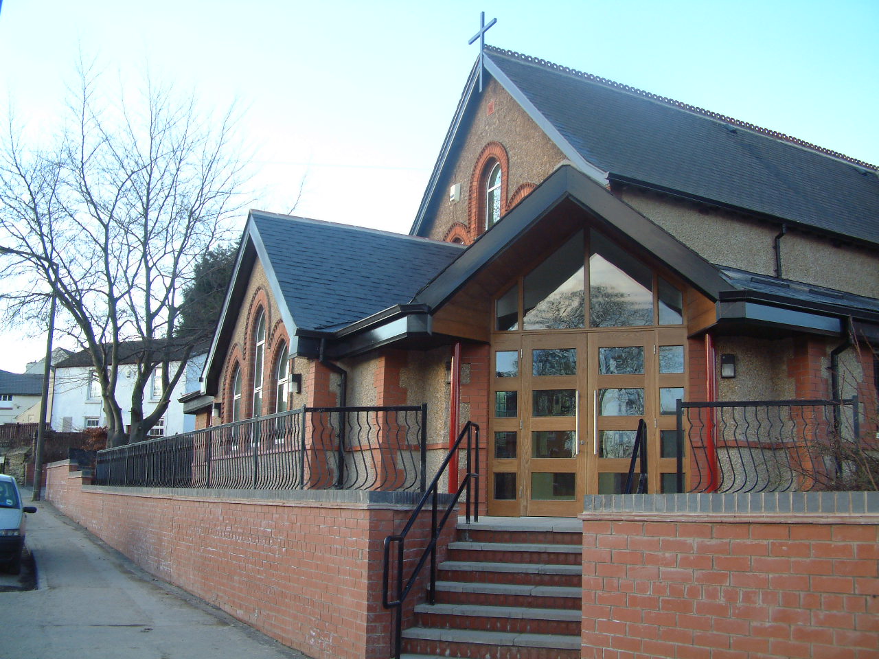 St Mary's Church, High Green completed extension and entrance
