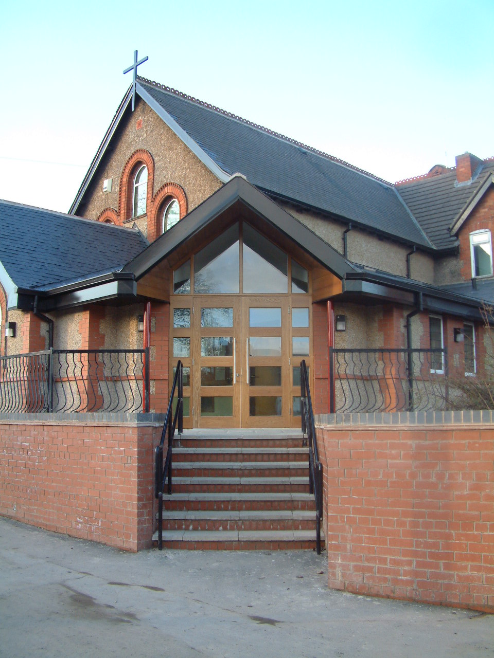 St Mary's Church, High Green new entrance and access steps