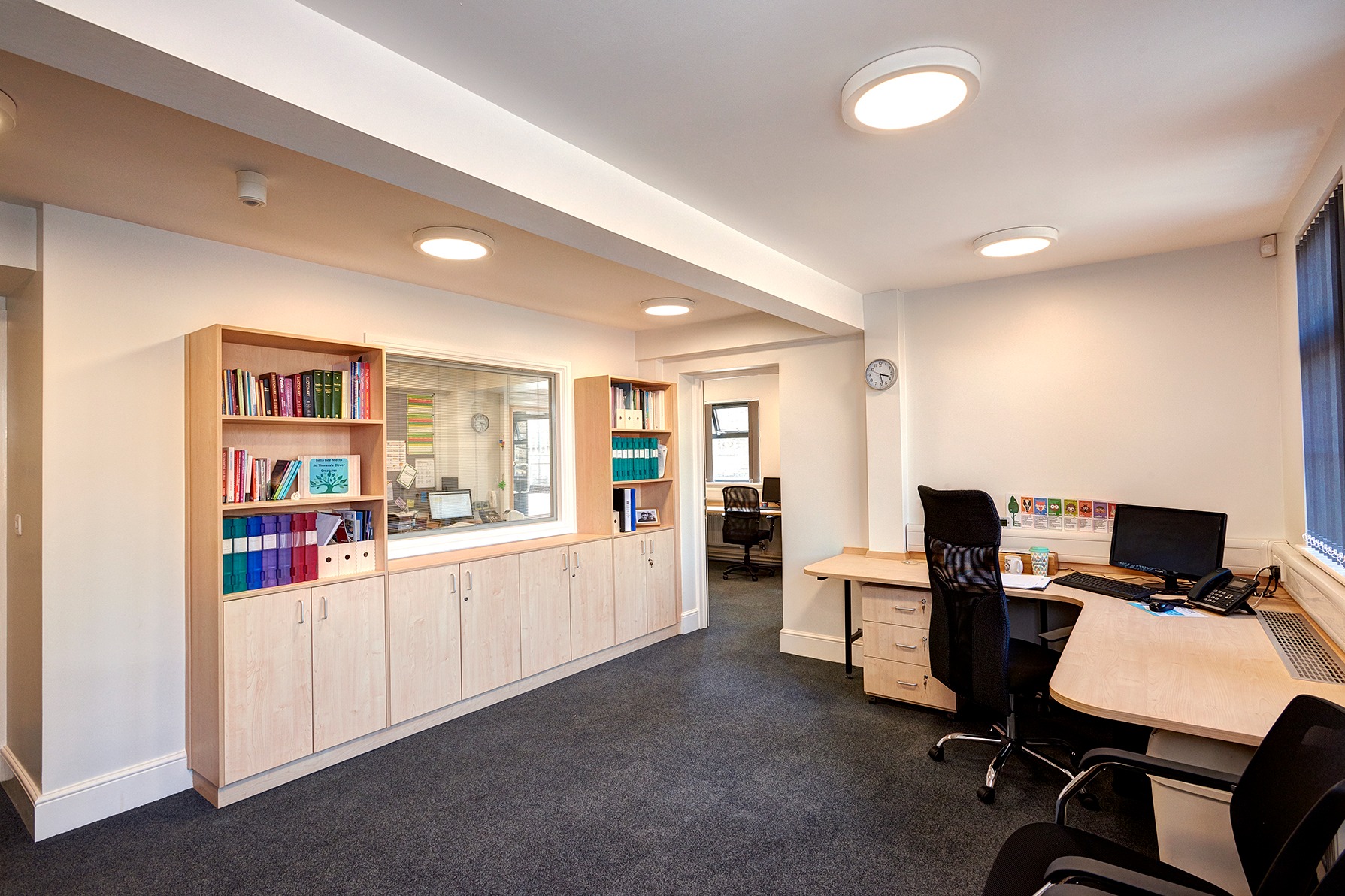 Refurbished staff and administration accommodation at St Theresa's Catholic Primary School