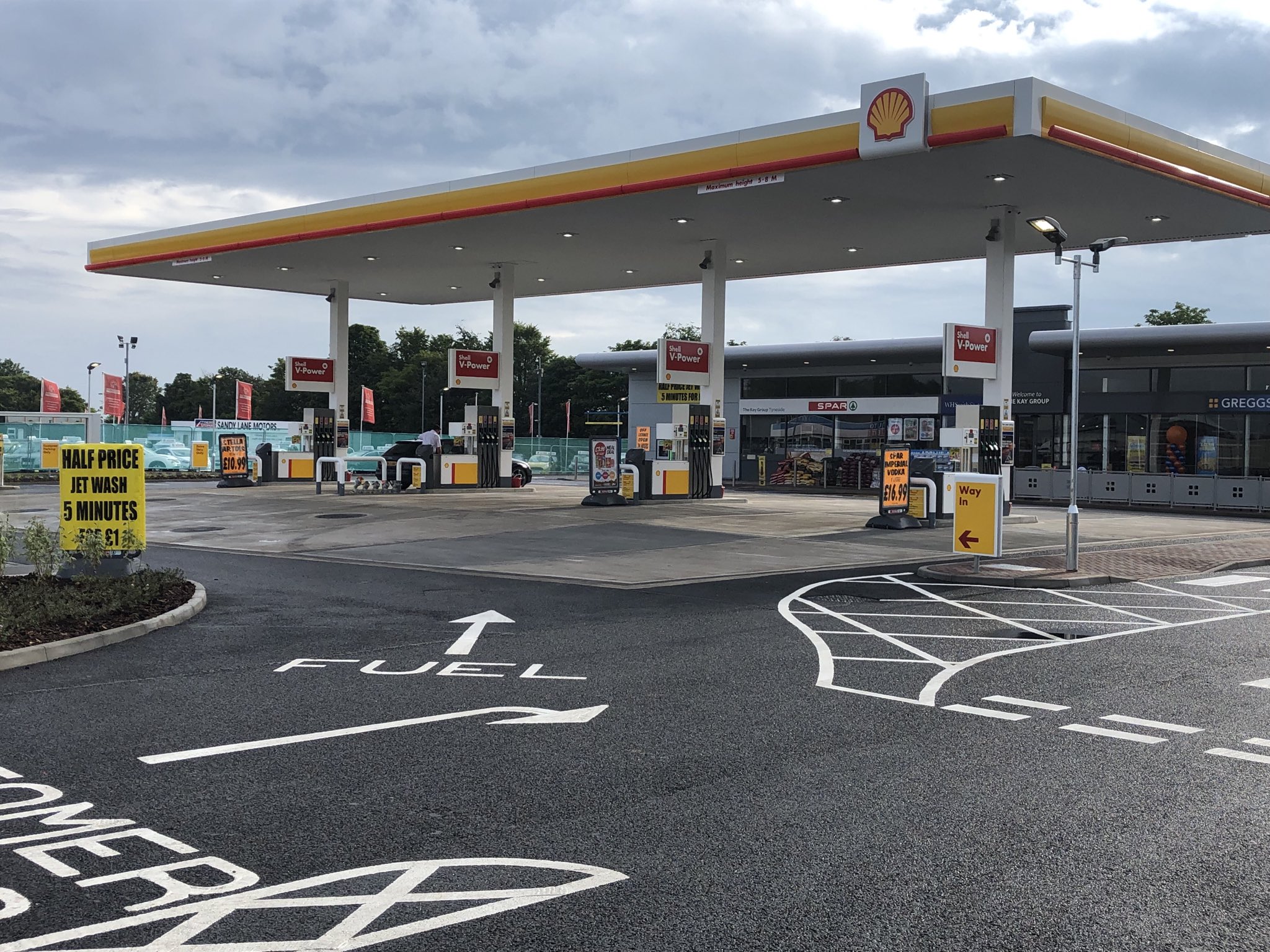 Shell Forecourt Canopy